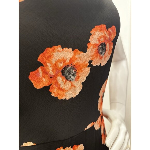 Talbots Dress Fit Flare Sheath Size 8/10P Scoop Neck Flowy Classic Career Office - Picture 3 of 16